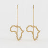 My Africa Dangling Diamond Drop Earrings in 14K Yellow Gold Video