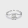Shimansky 1.1 TCW Silhoutte Eight Hearts Engagement Ring in 18K White Gold 360 Video