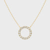 Shimansky - Circle of Life Microset Diamond Necklace crafted in 14K Yellow Gold Product Video