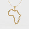 My Africa Large Diamond Pendant in 14K Yellow Gold Video