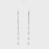 Shimansky - Line Drop Diamond Earrings 1.30ct crafted in 14K White Gold Product Video