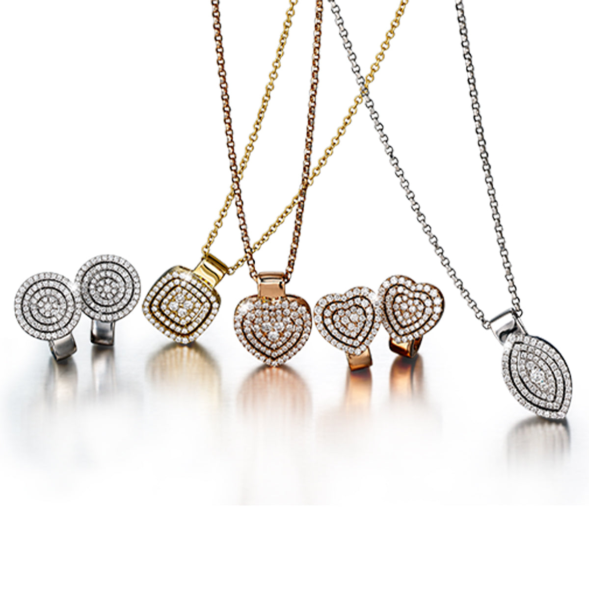 The Shimansky Starlight Collection of rings and pendants