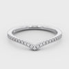 Shimansky - Wishbone Ladies Wedding Band Crafted in 18K White Gold Product Video