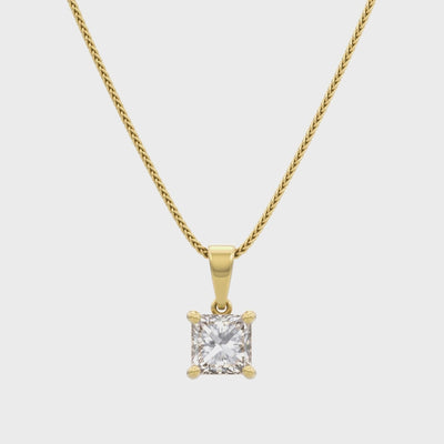 Shimansky - My Girl Solitaire Diamond Pendant 0.70ct Crafted in 18K Yellow Gold Product Video