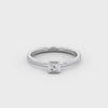Shimansky - My Girl Diamond Tube Set Solitaire Ring 0.15ct Crafted in Brushed 18K White Gold Product Video