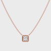 Shimansky - My Girl Diamond Solitaire Tube Set Necklace 0.25ct in 18K Rose Gold Product Video