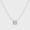 Shimansky - My Girl Diamond Solitaire Tube Set Necklace 0.30ct in 18K White Gold Product Video