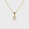 Shimansky - 4 Claw Solitaire Diamond Pendant 0.40ct crafted in 18K Yellow Gold - Product Video