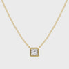 Shimansky - My Girl Diamond Solitaire Tube Set Necklace 0.25ct in 18K Yellow Gold Product Video