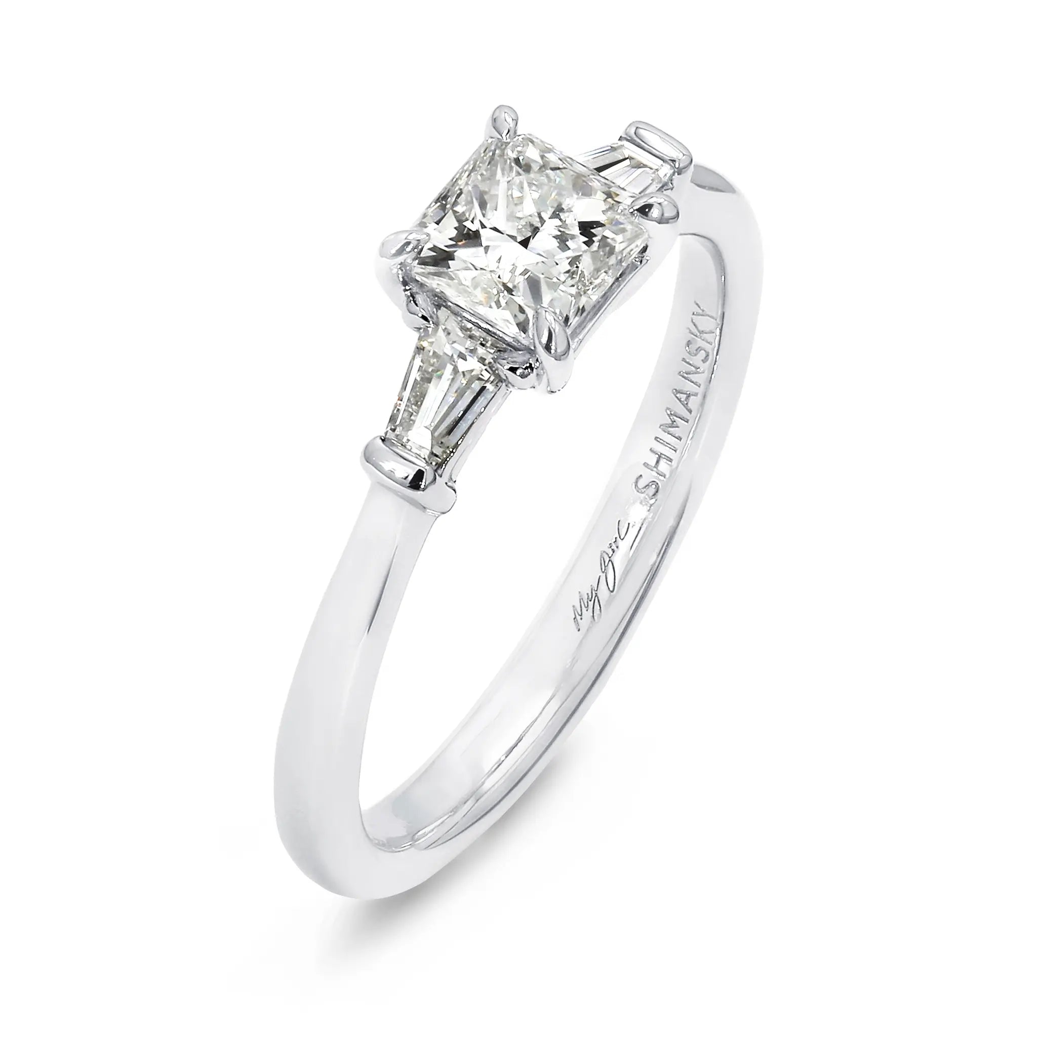 Shimansky - My Girl Dahlia Diamond Engagement Ring 0.30ct Crafted in 18K White Gold