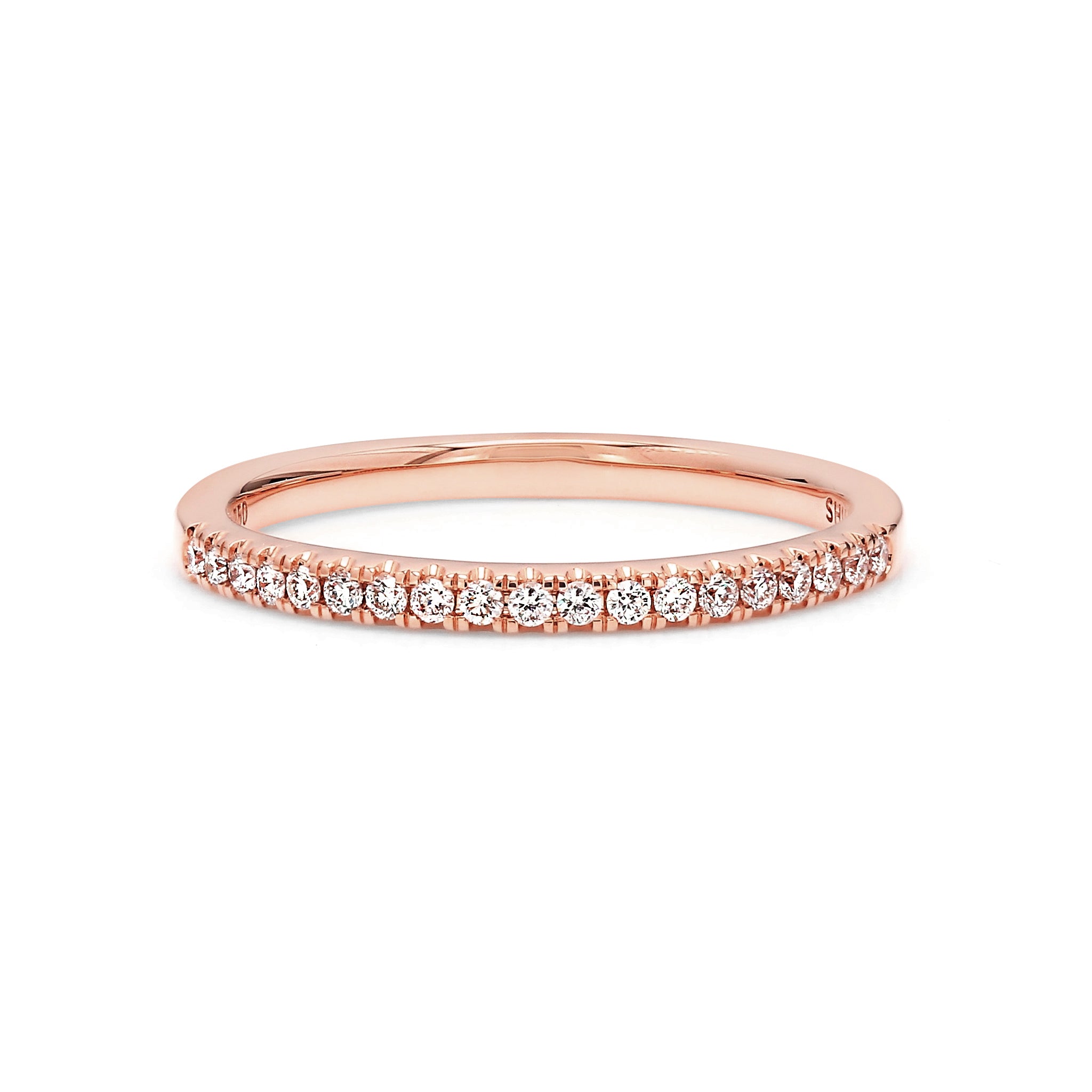 Shimansky - Ladies Diamond Wedding Band Crafted in 18K Rose Gold