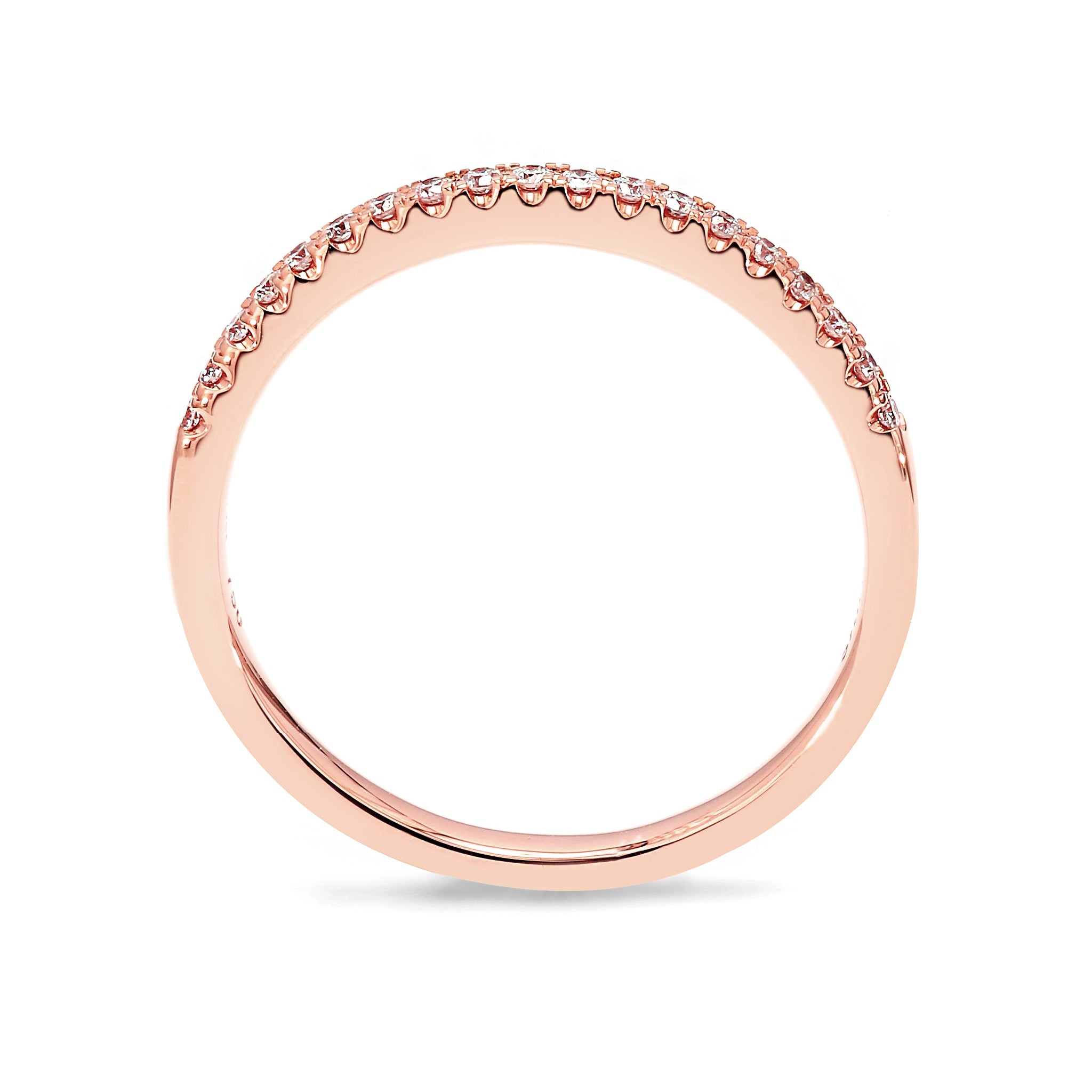 Shimansky - Ladies Diamond Wedding Band Crafted in 18K Rose Gold