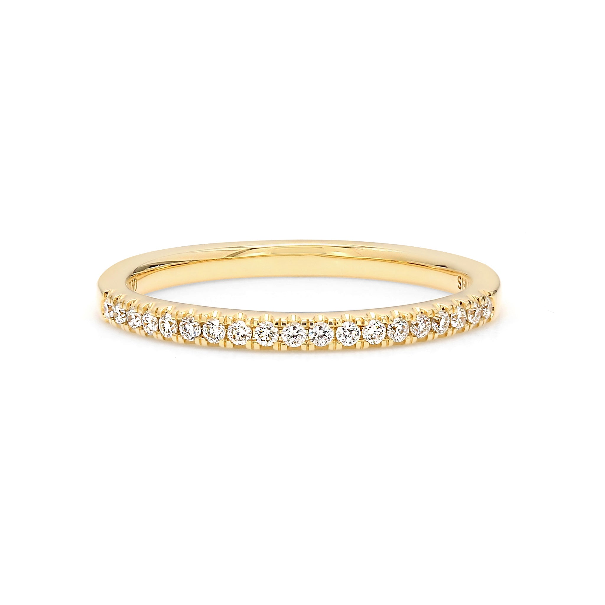 Shimansky - Ladies Diamond Wedding Band Crafted in 18K Yellow Gold