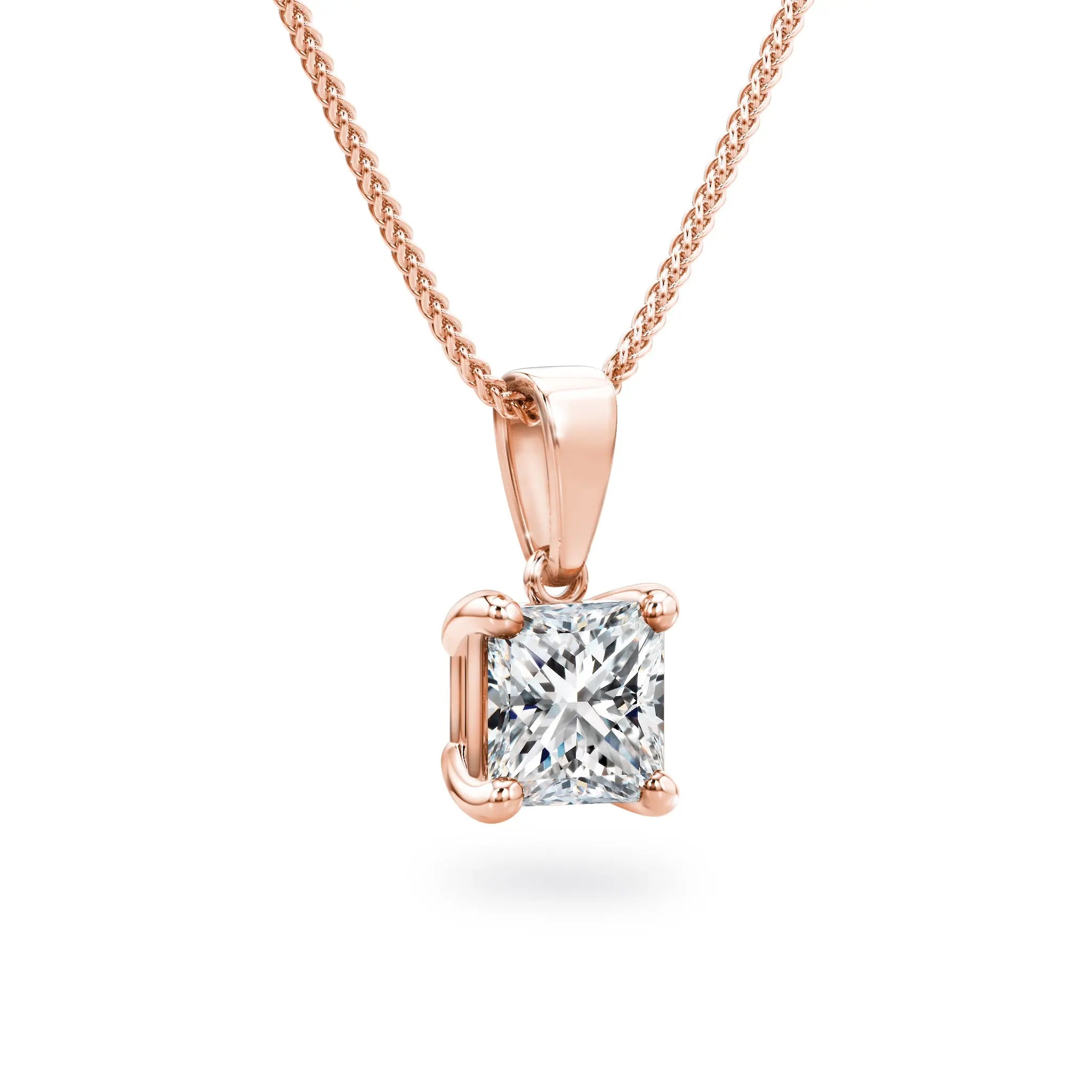 Shimansky - My Girl Solitaire Diamond Pendant 0.50ct Crafted in 18K Rose Gold