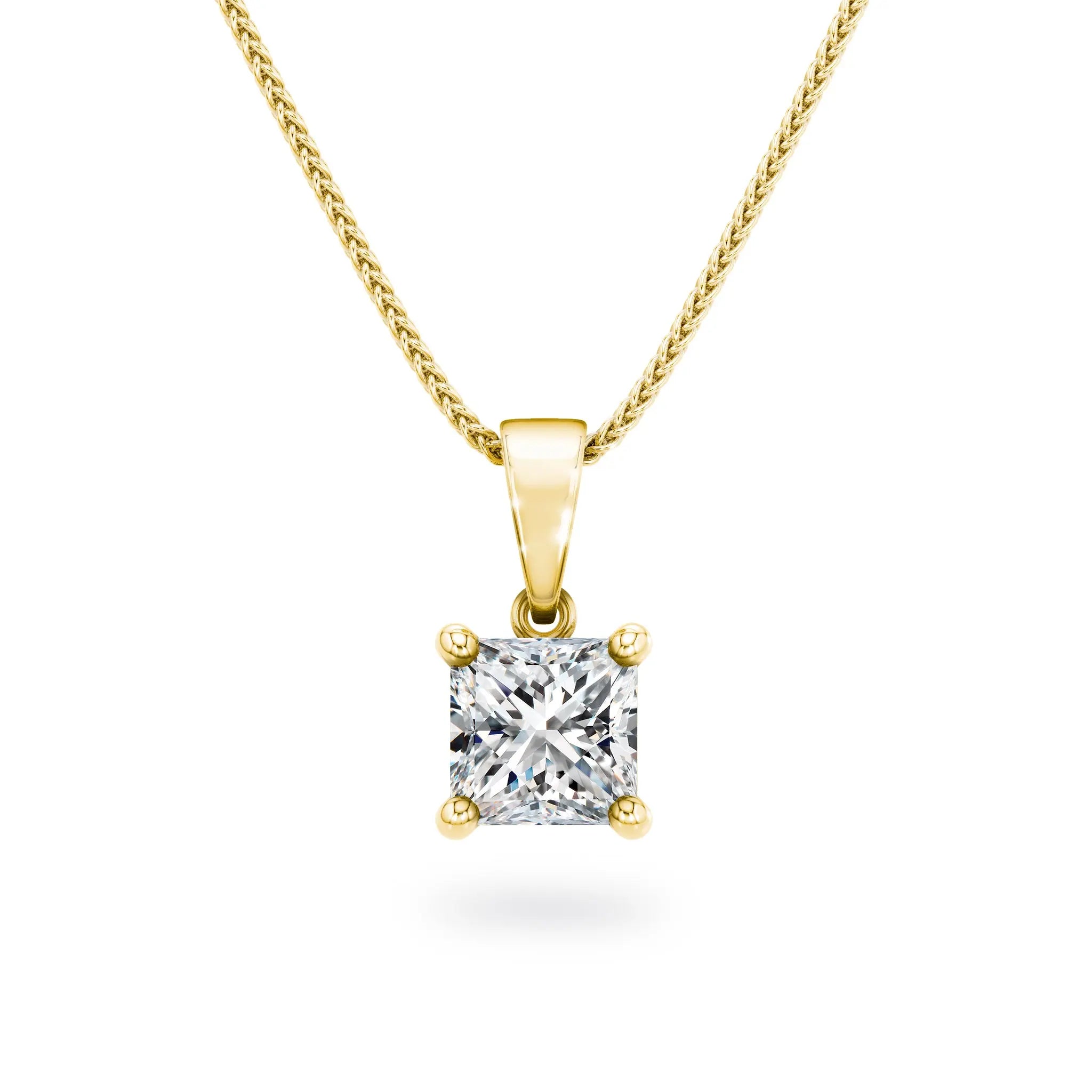 Shimansky - My Girl Solitaire Diamond Pendant 0.70ct Crafted in 18K Yellow Gold