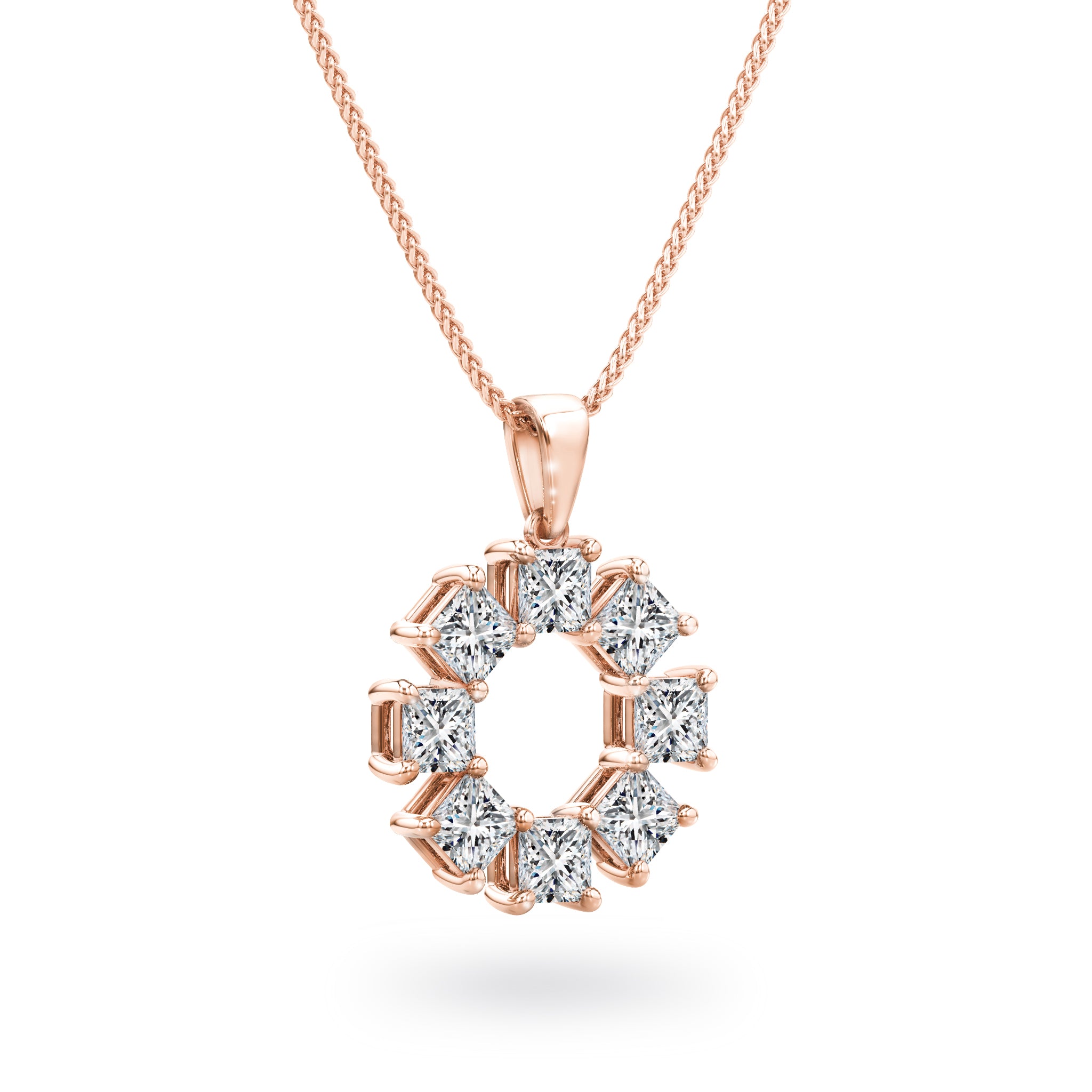 Shimansky - My Girl Lucky 8 Diamond Pendant 0.60ct Crafted in 18K Rose Gold