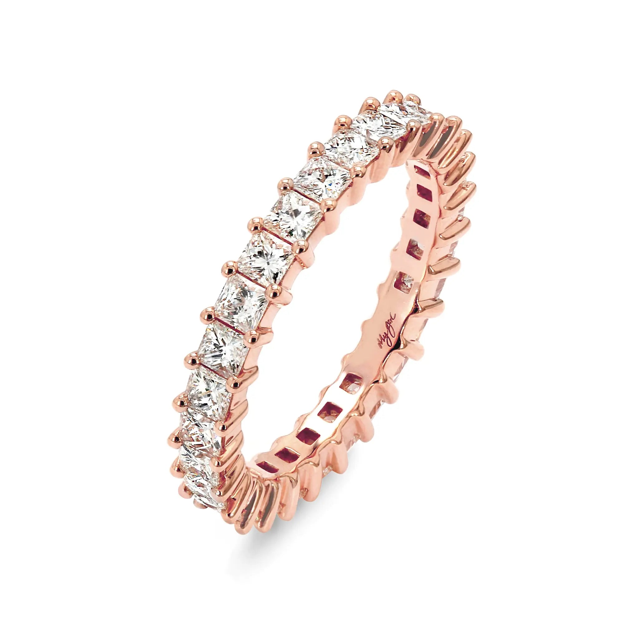 Shimansky - My Girl Claw set Full Eternity Diamond Ring 2.30ct Crafted in 18K Rose Gold