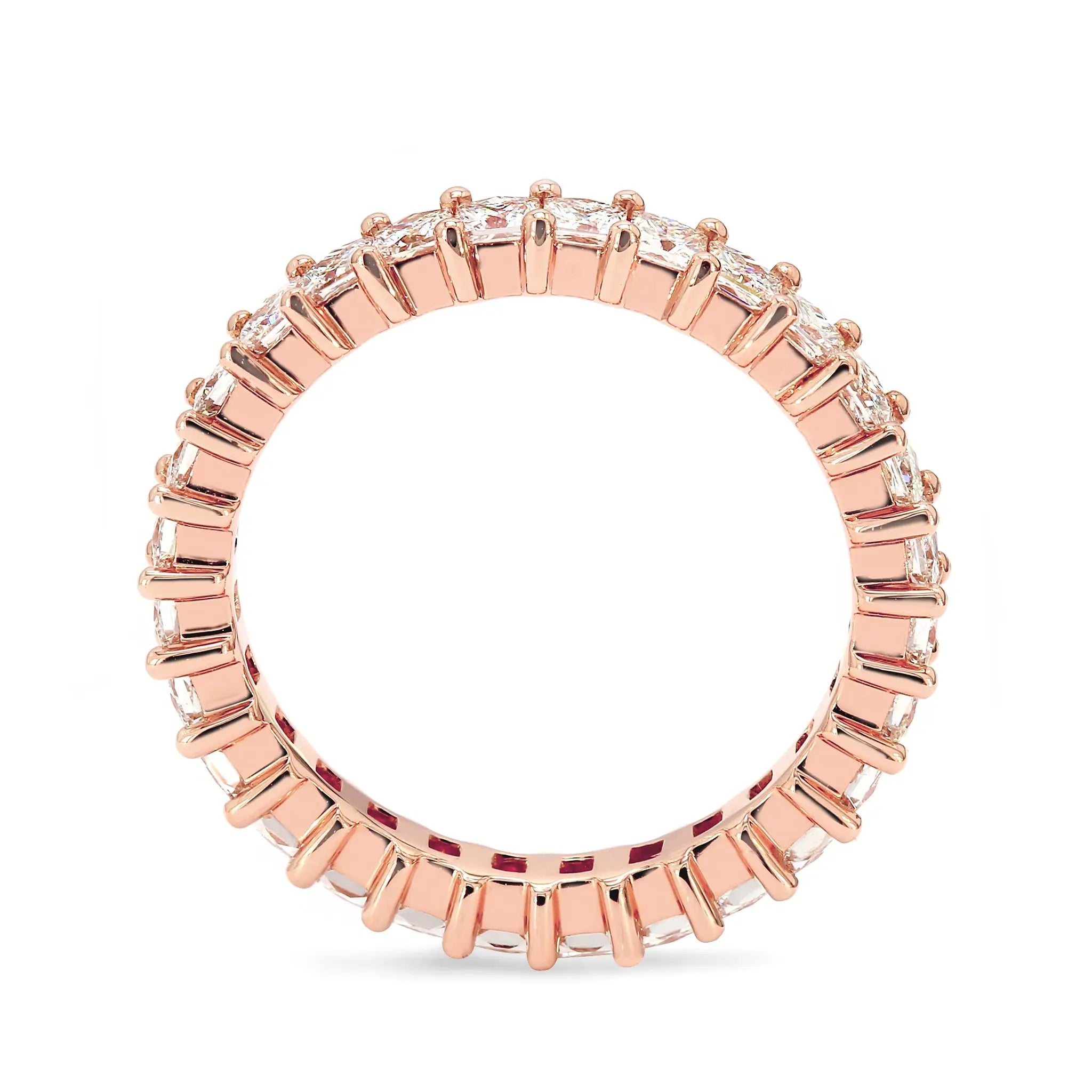 Shimansky - My Girl Claw set Full Eternity Diamond Ring 2.30ct Crafted in 18K Rose Gold