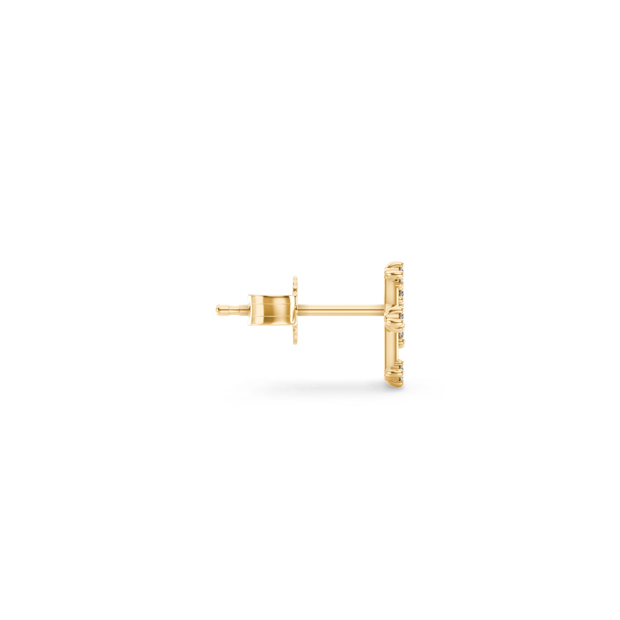 Shimansky - Southern Cross Diamond Stud Earrings Crafted in 14K Yellow Gold