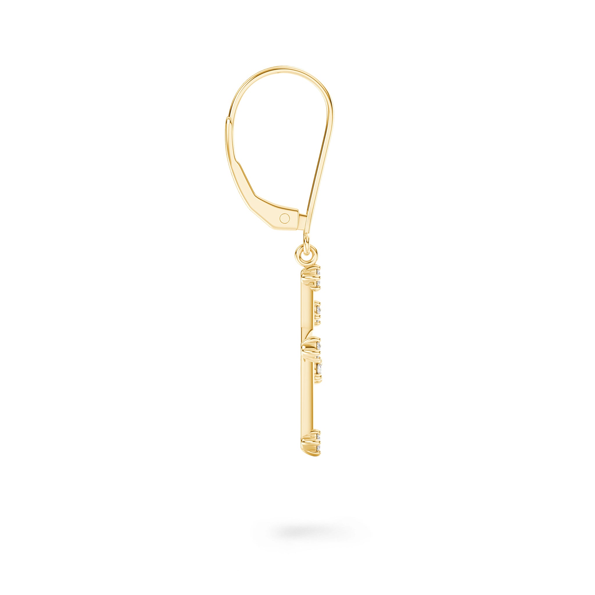 Southern Cross Diamond Drop Earrings Crafted in 14K Yellow Gold - SHIMANSKY.CO.ZA