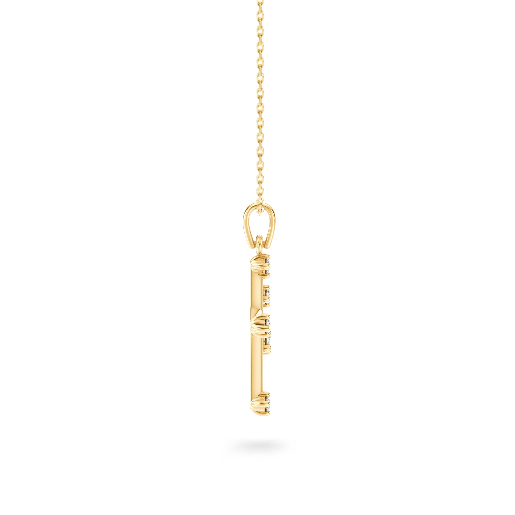 Shimansky - Southern Cross Small Diamond Pendant Crafted in 14K Yellow Gold