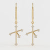 Shimansky - Southern Cross Diamond Drop Earrings Crafted in 14K Yellow Gold Product Video
