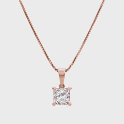 Shimansky - My Girl Solitaire Diamond Pendant 0.50ct Crafted in 18K Rose Gold Product Video